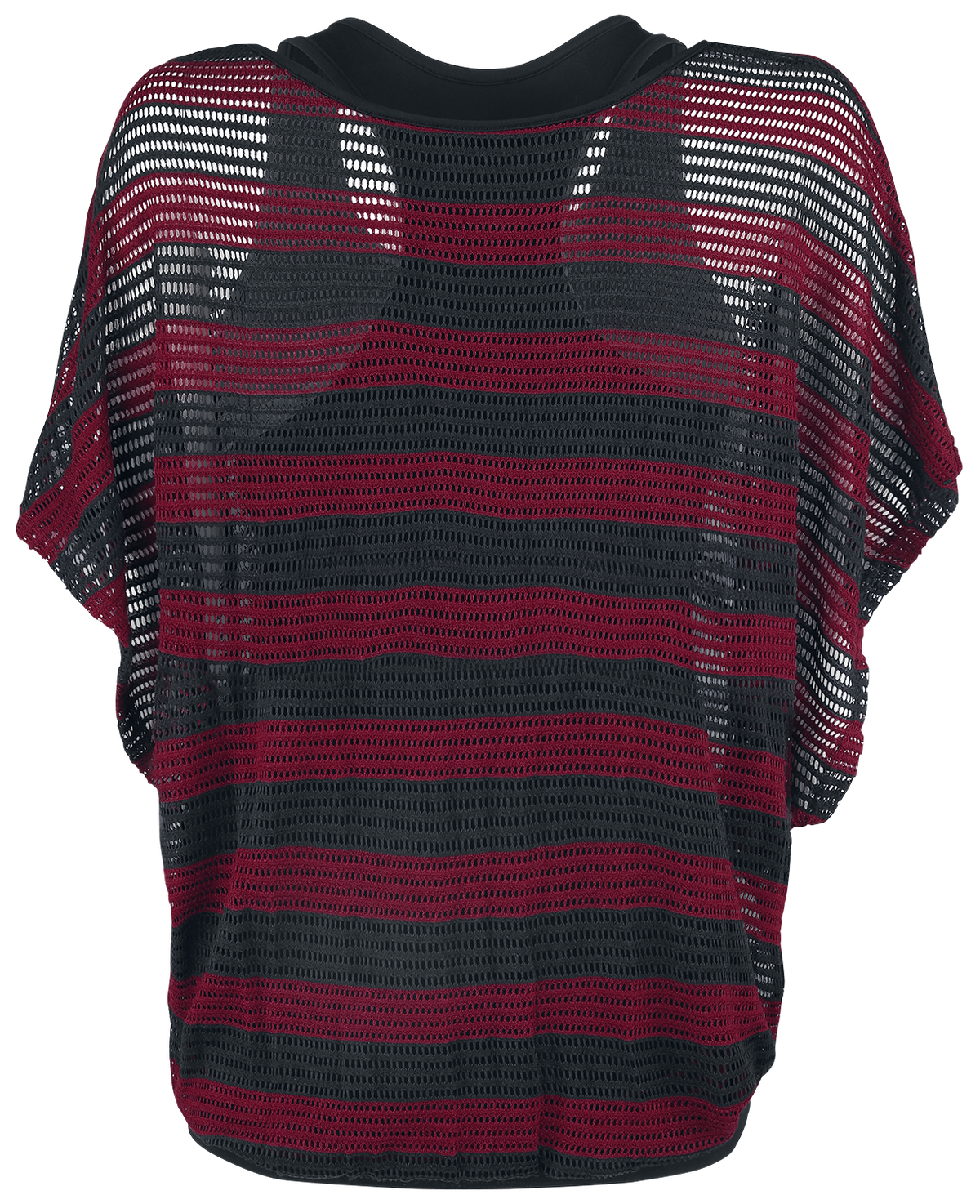 T-Shirt Manches courtes  de Black Premium by EMP - When The Heart Rules The Mind - S à 5XL - pour Femme - rouge/noir - Black Premium by EMP - View 2