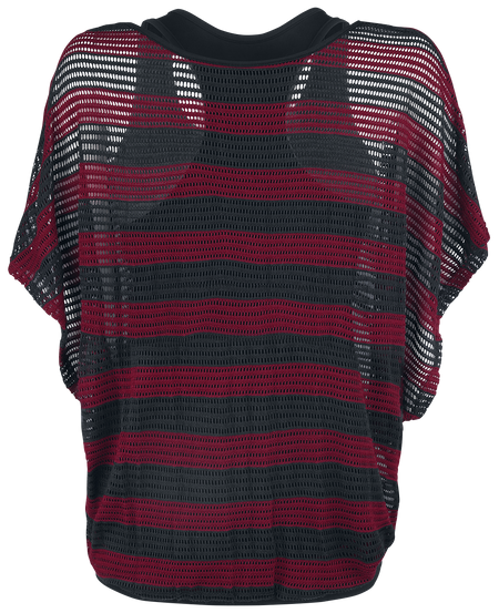 T-Shirt Manches courtes  de Black Premium by EMP - When The Heart Rules The Mind - S à 5XL - pour Femme - rouge/noir - Black Premium by EMP - View 2