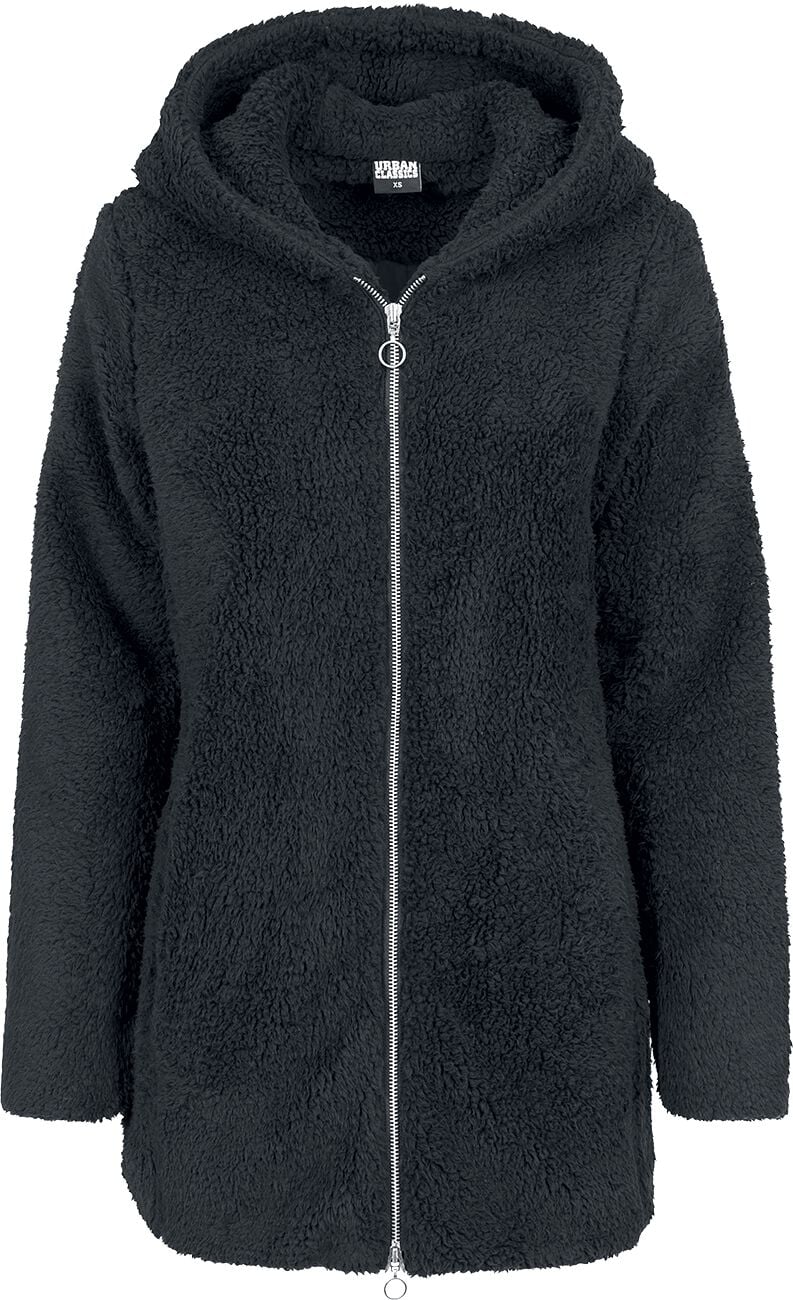 Veste mi-saison  de Urban Classics - Veste Femme Sherpa - XS à XL - pour Femme - noir - Urban Classics