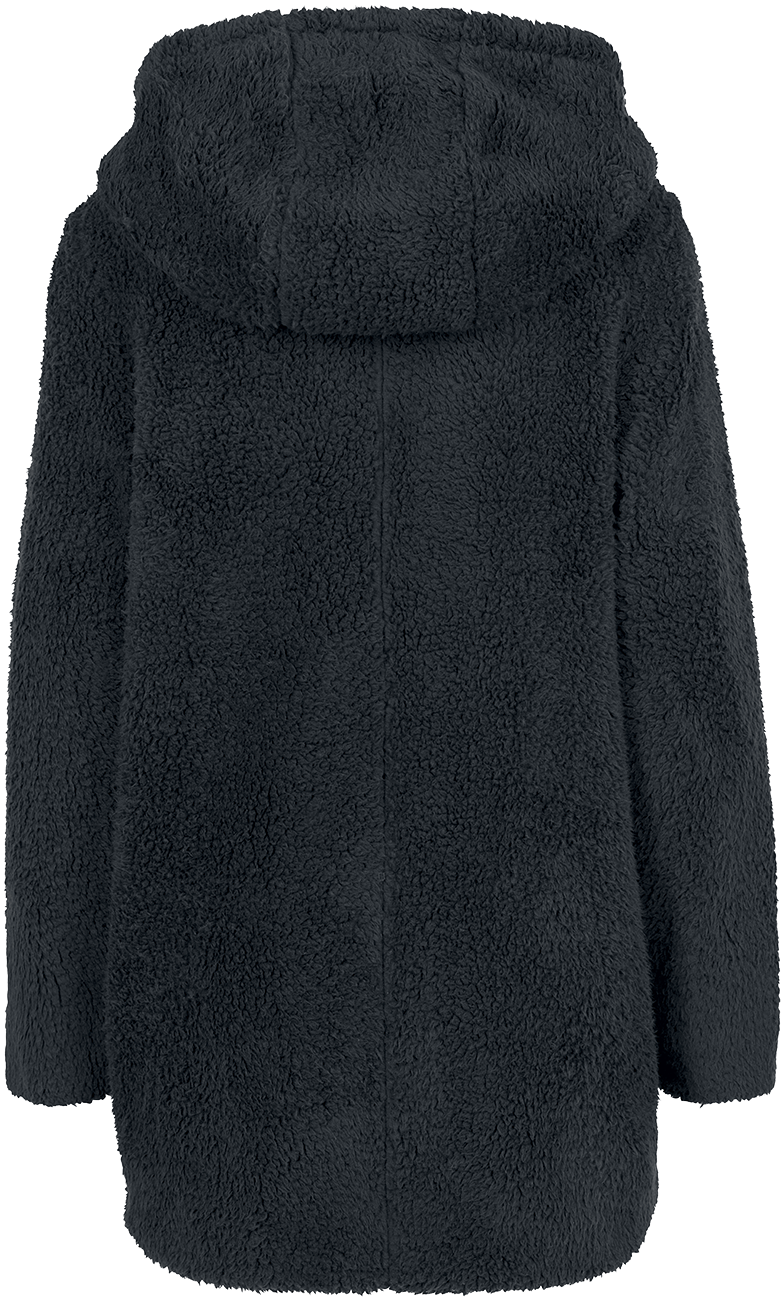 Veste mi-saison  de Urban Classics - Veste Femme Sherpa - XS à XL - pour Femme - noir - Urban Classics - View 2