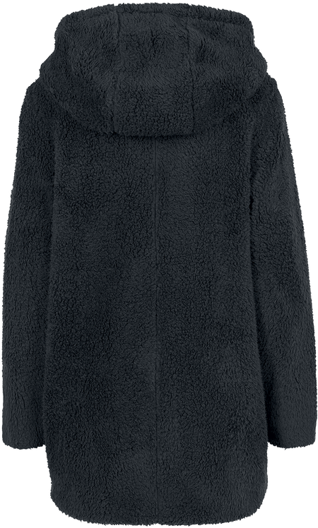Veste mi-saison  de Urban Classics - Veste Femme Sherpa - XS à XL - pour Femme - noir - Urban Classics - View 2