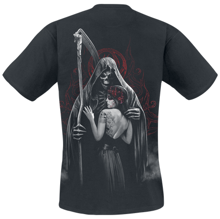 T-Shirt Manches courtes Gothic de Spiral - Dead Kiss - S à 4XL - pour Homme - noir - Spiral - View 2