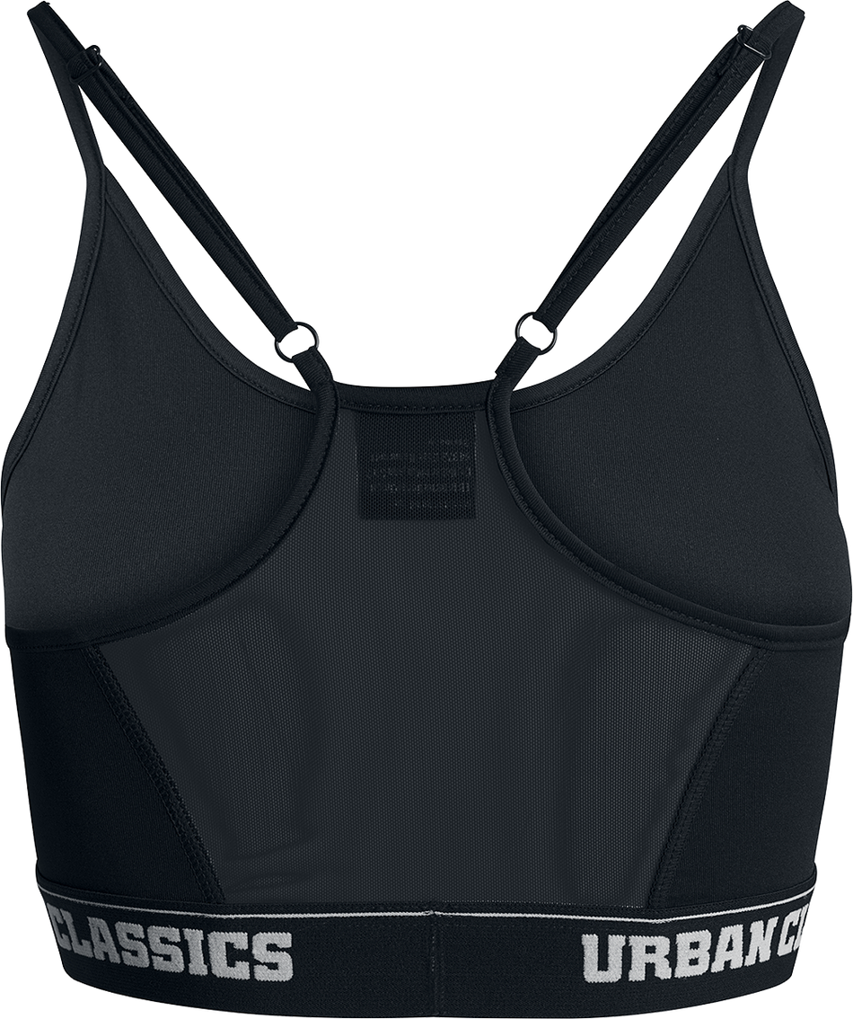 Bustier  de Urban Classics - Soutien-Gorge De Sport - XS à M - pour Femme - noir - Urban Classics - View 2
