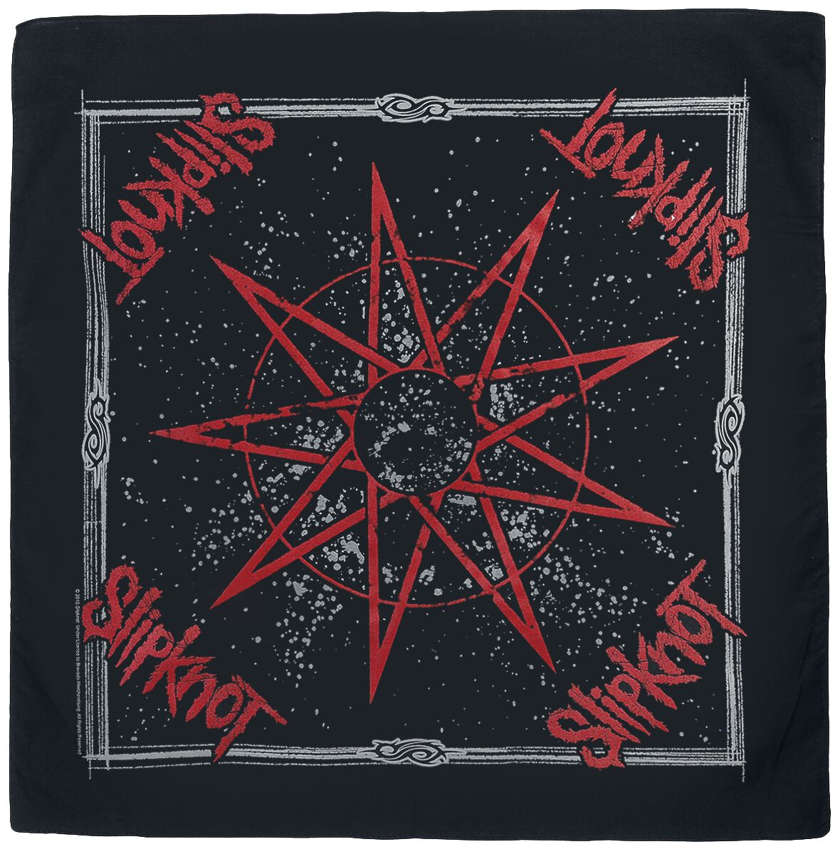 Bandana  de Slipknot - Nine Pointed Star - Bandana - pour Unisexe - multicolore - Slipknot