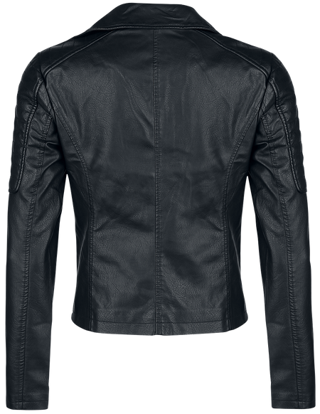 Veste en imitation cuir  de Noisy May - Veste Rebel PU - XS à M - pour Femme - noir - Noisy May - View 2
