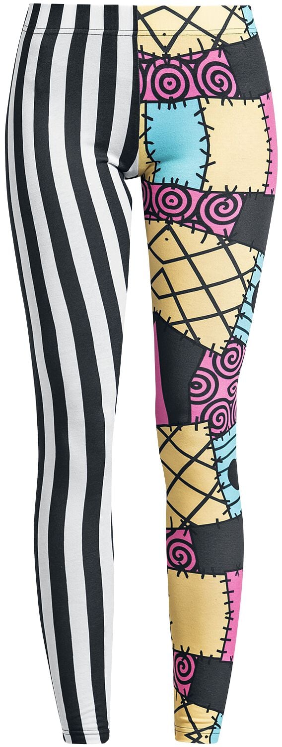 Legging Disney de L'Étrange Noël De Monsieur Jack - Jack Skellington & Sally - S à 5XL - pour Femme - multicolore - L'Étrange Noël De Monsieur Jack