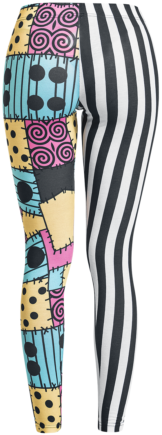 Legging Disney de L'Étrange Noël De Monsieur Jack - Jack Skellington & Sally - S à XXL - pour Femme - multicolore - L'Étrange Noël De Monsieur Jack - View 2