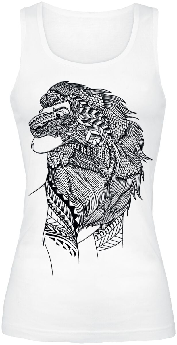 Top Disney de Le Roi Lion - Simba - XS à XXL - pour Femme - blanc - Le Roi Lion