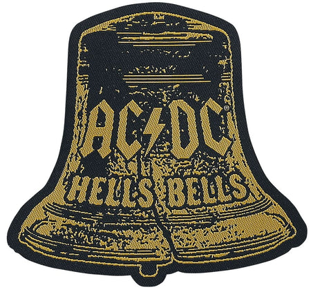 Patch  de AC/DC - Hells Bells Cut-Out - pour Unisexe - jaune/noir - AC/DC