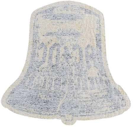 Patch  de AC/DC - Hells Bells Cut-Out - pour Unisexe - jaune/noir - AC/DC - View 2