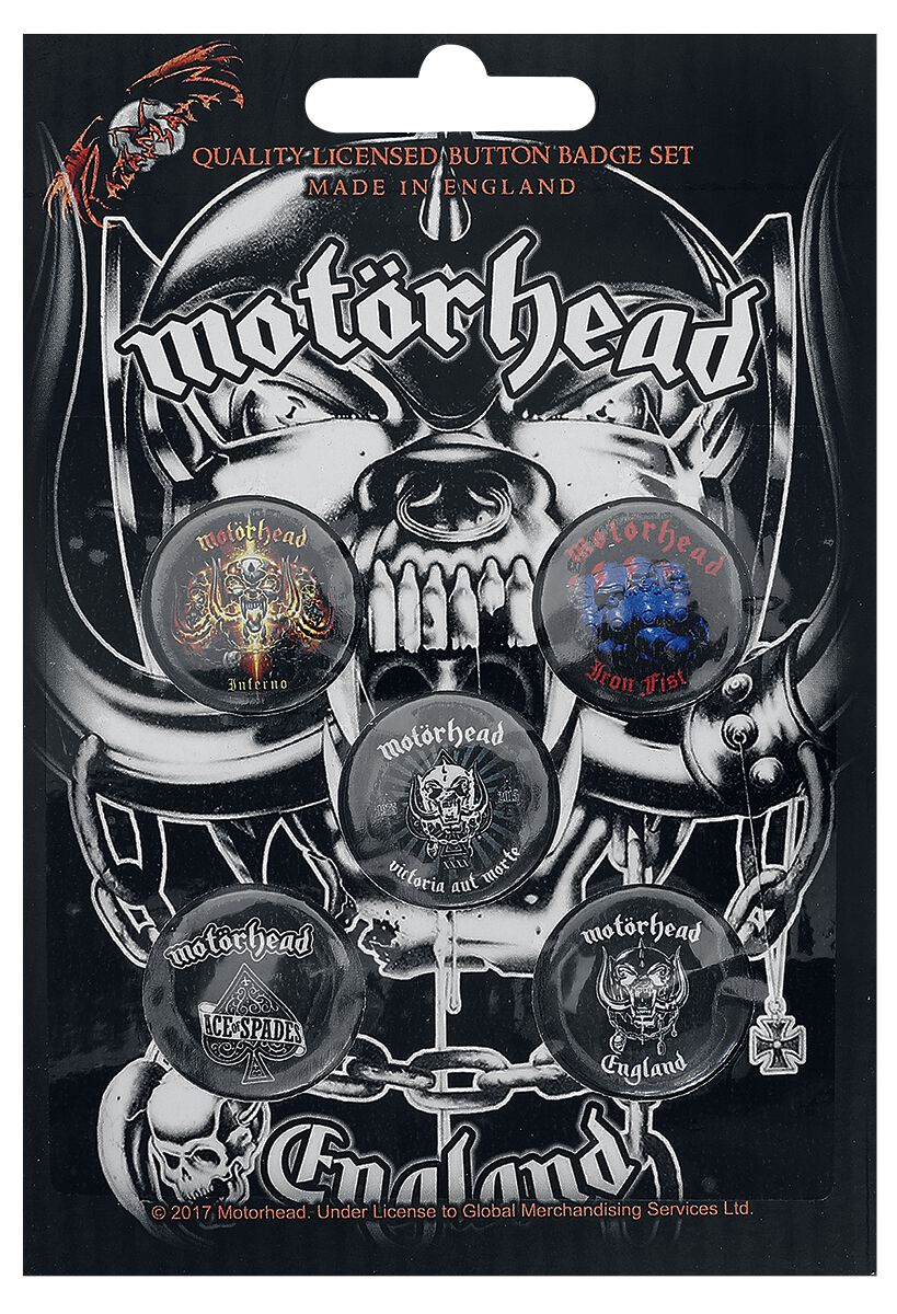 Badge  de Motörhead - England - pour Unisexe - multicolore - Motörhead