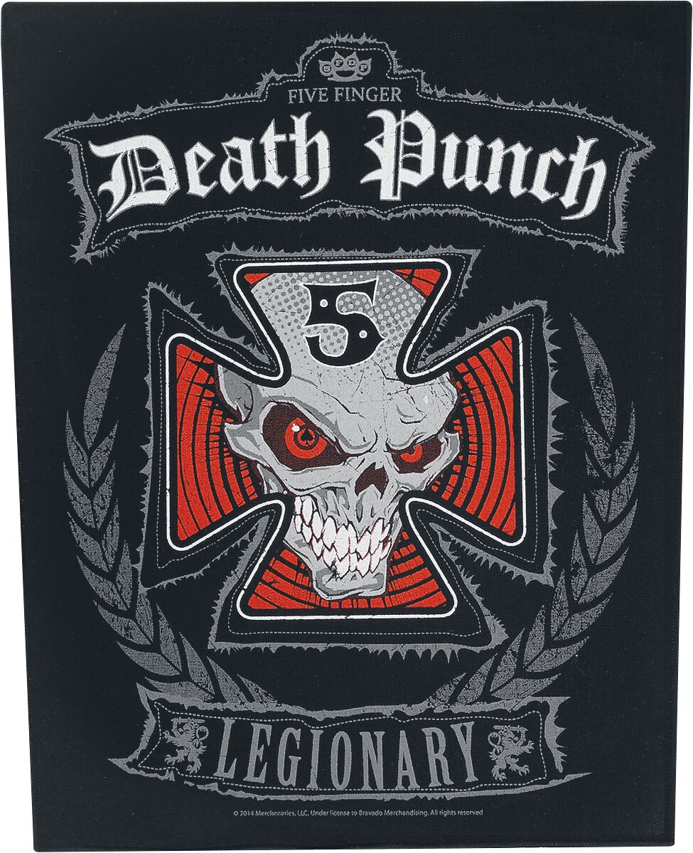 Dossard  de Five Finger Death Punch - Legionary - pour Unisexe - noir/rouge/blanc - Five Finger Death Punch