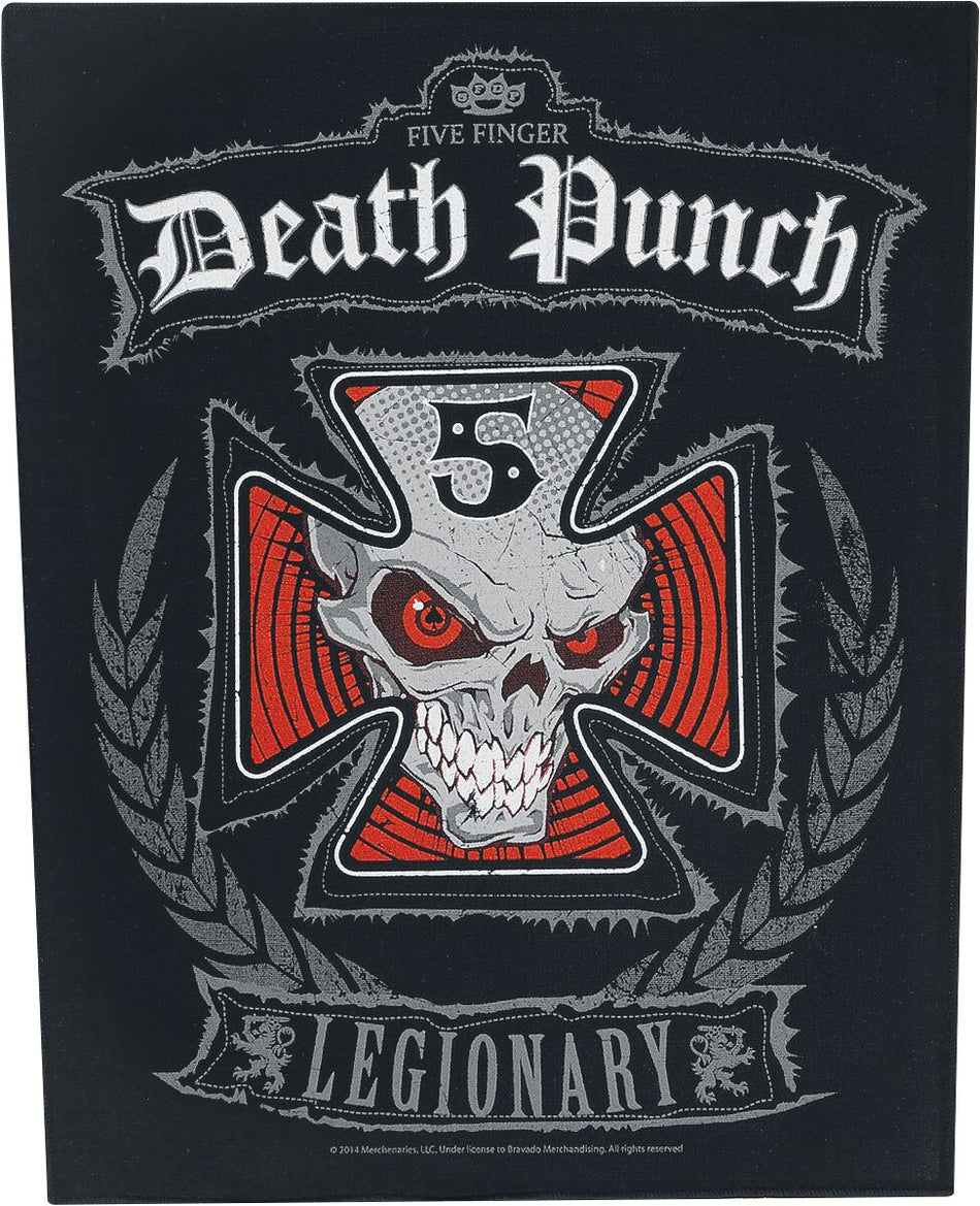 Dossard  de Five Finger Death Punch - Legionary - pour Unisexe - noir/rouge/blanc - Five Finger Death Punch
