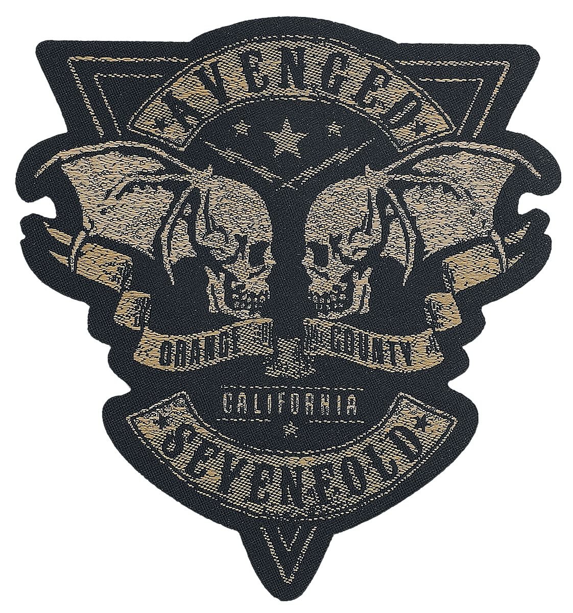 Patch  de Avenged Sevenfold - Orange County Cut-Out - pour Unisexe - noir/beige - Avenged Sevenfold