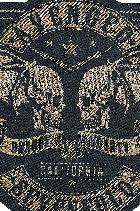 Patch  de Avenged Sevenfold - Orange County Cut-Out - pour Unisexe - noir/beige - Avenged Sevenfold - View 2