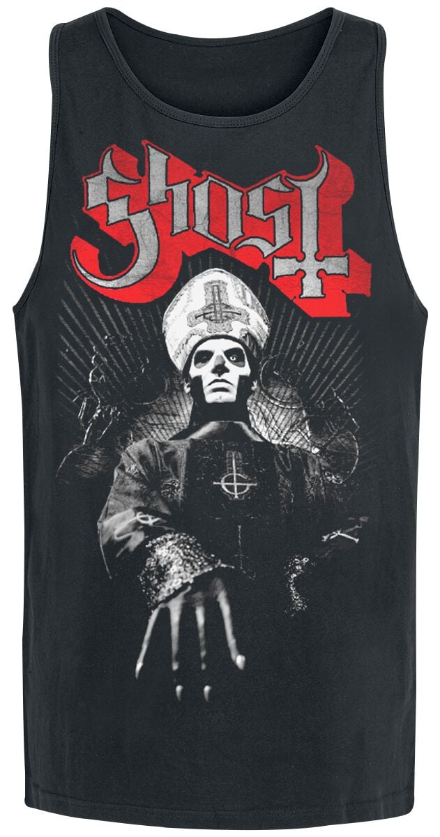 Débardeur  de Ghost - Ring Photo - S à XL - pour Homme - noir - Ghost