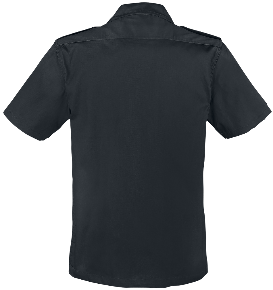 Chemise manches courtes  de Brandit - S à 7XL - pour Homme - noir - Brandit - View 2