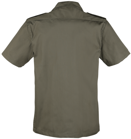 Chemise manches courtes  de Brandit - M à 7XL - pour Homme - olive - Brandit - View 2