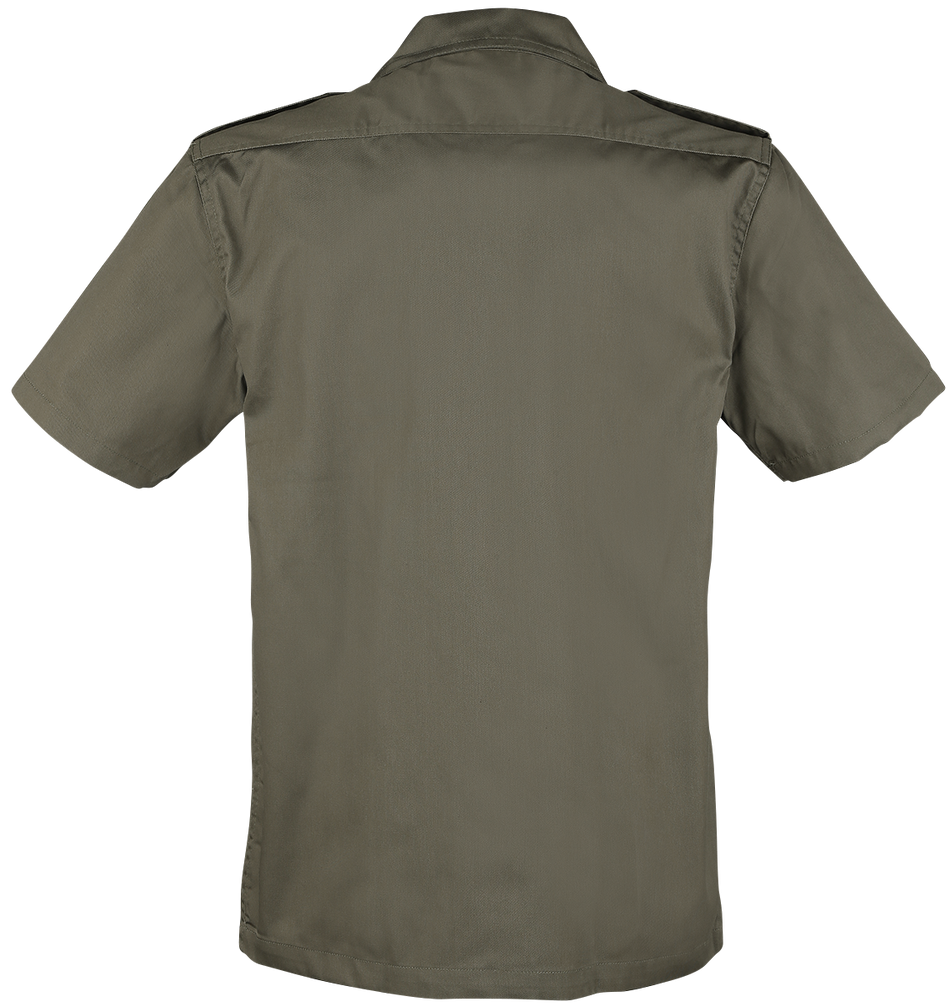 Chemise manches courtes  de Brandit - M à 7XL - pour Homme - olive - Brandit - View 2