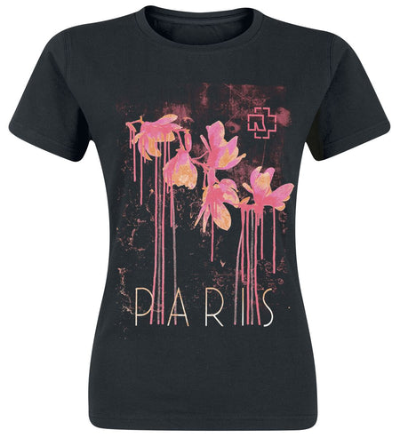 T-Shirt Manches courtes  de Rammstein - Blut Frühling - S à XL - pour Femme - noir - Rammstein