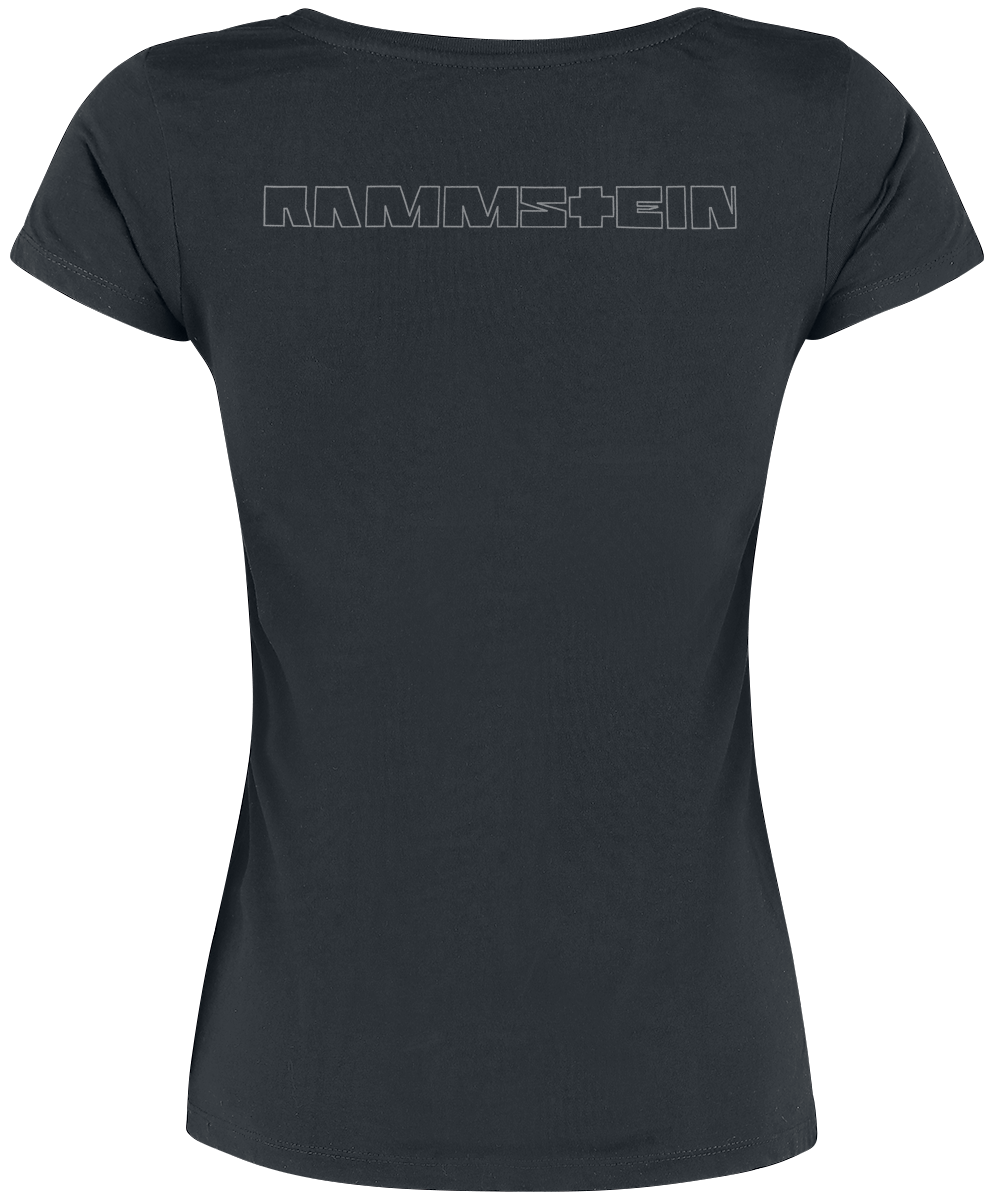 T-Shirt Manches courtes  de Rammstein - Ohne dich - S à XXL - pour Femme - noir - Rammstein - View 2
