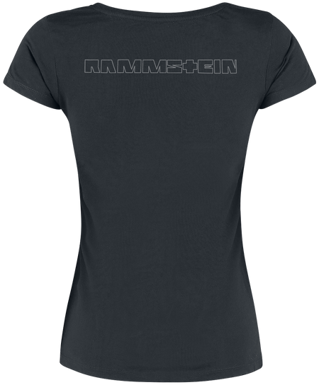 T-Shirt Manches courtes  de Rammstein - Ohne dich - S à XXL - pour Femme - noir - Rammstein - View 2