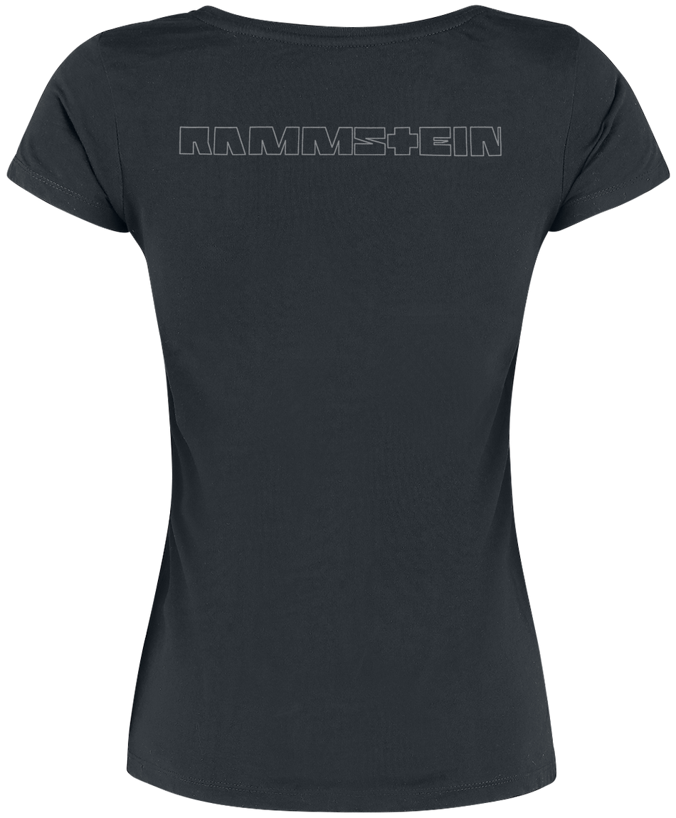T-Shirt Manches courtes  de Rammstein - Ohne dich - S à XXL - pour Femme - noir - Rammstein - View 2