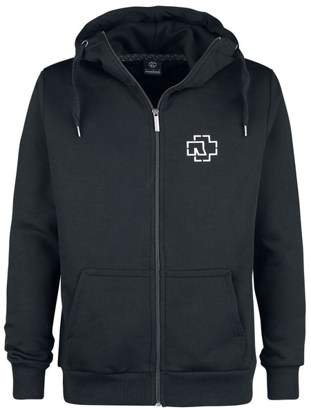 Sweat-shirt zippé à capuche  de Rammstein - United States - S à 3XL - pour Homme - noir - Rammstein