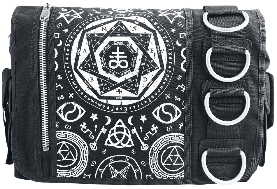 Sac à bandoulière Gothic de Banned Alternative - Pentagram - pour Unisexe - noir - Banned Alternative - View 2