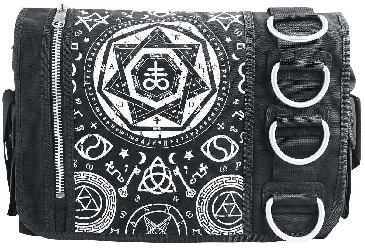 Sac à bandoulière Gothic de Banned Alternative - Pentagram - pour Unisexe - noir - Banned Alternative - View 2