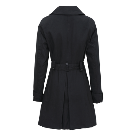 Manteau court  de Forplay - Trench En Coton - S à XXL - pour Femme - noir - Forplay - View 2