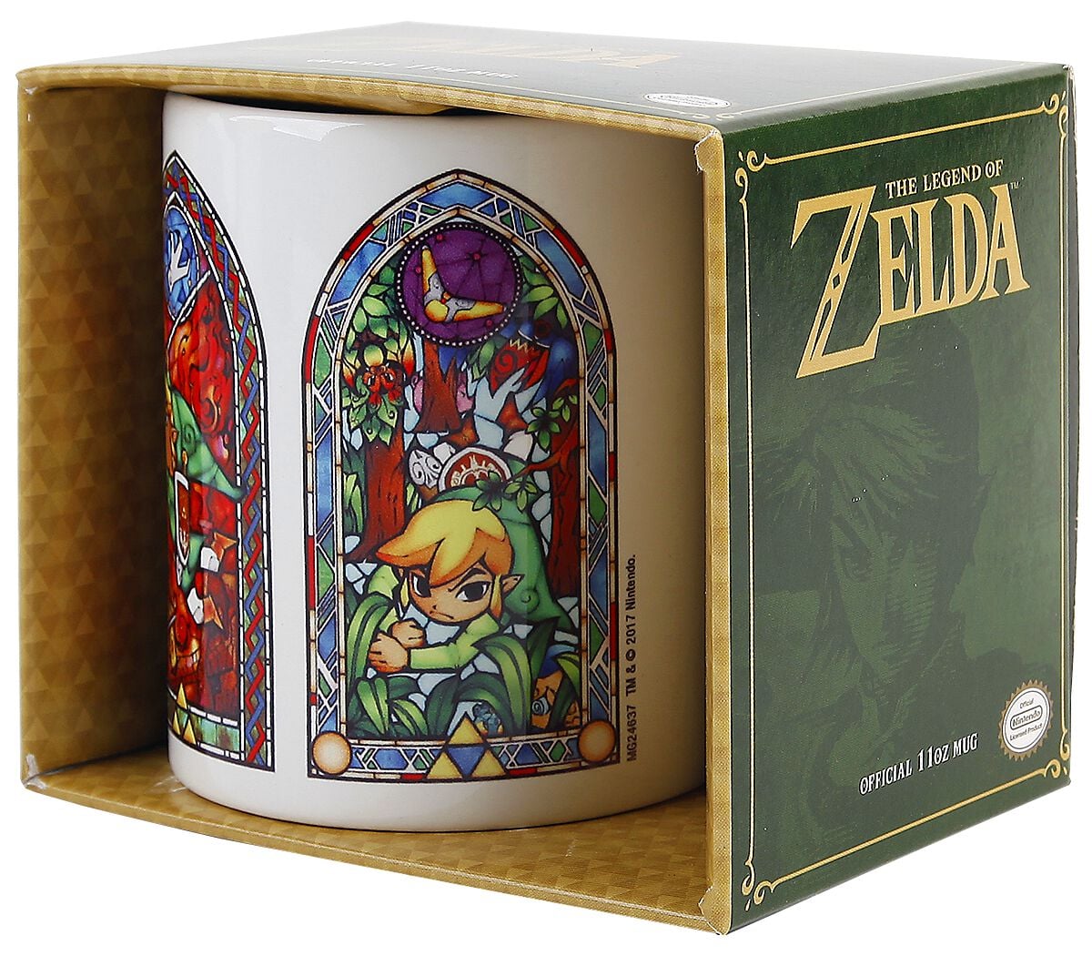 Mug Gaming de The Legend Of Zelda - Vitraux - pour Indifférent - blanc - The Legend Of Zelda