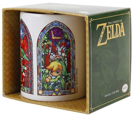 Mug Gaming de The Legend Of Zelda - Vitraux - pour Indifférent - blanc - The Legend Of Zelda