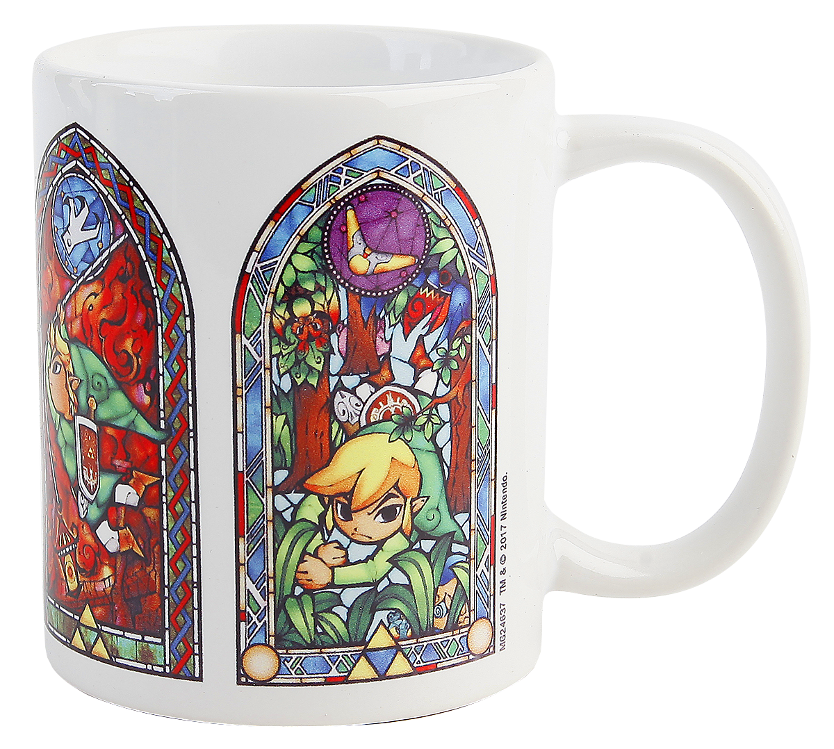 Mug Gaming de The Legend Of Zelda - Vitraux - pour Unisexe - blanc - The Legend Of Zelda - View 2