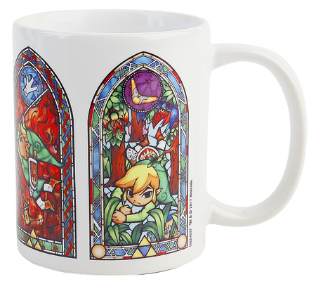 Mug Gaming de The Legend Of Zelda - Vitraux - pour Indifférent - blanc - The Legend Of Zelda - View 2