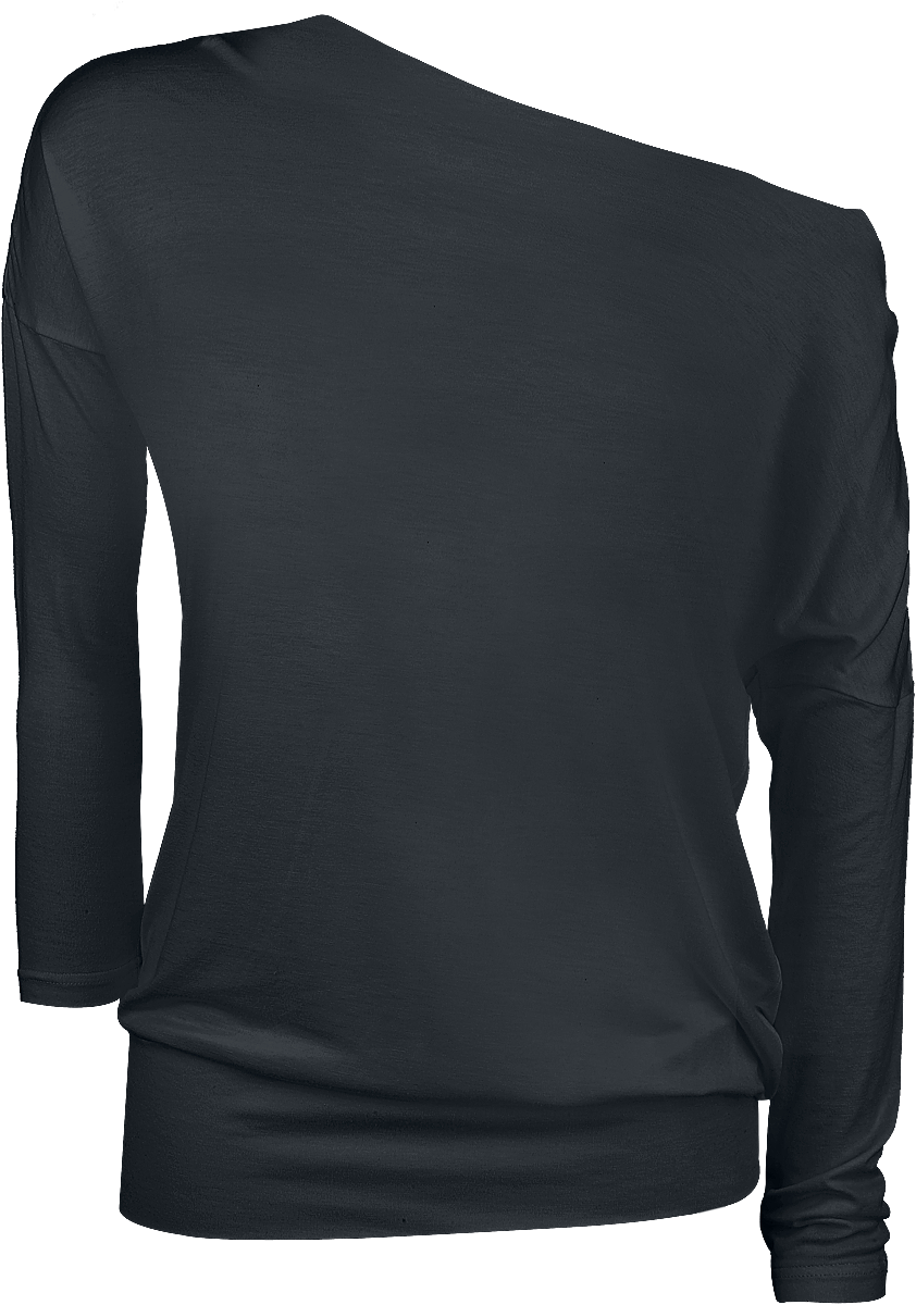 T-shirt manches longues Disney de Alice Au Pays Des Merveilles - Le Chat Du Cheshire - Smile - S à 5XL - pour Femme - noir - Alice Au Pays Des Merveilles - View 2