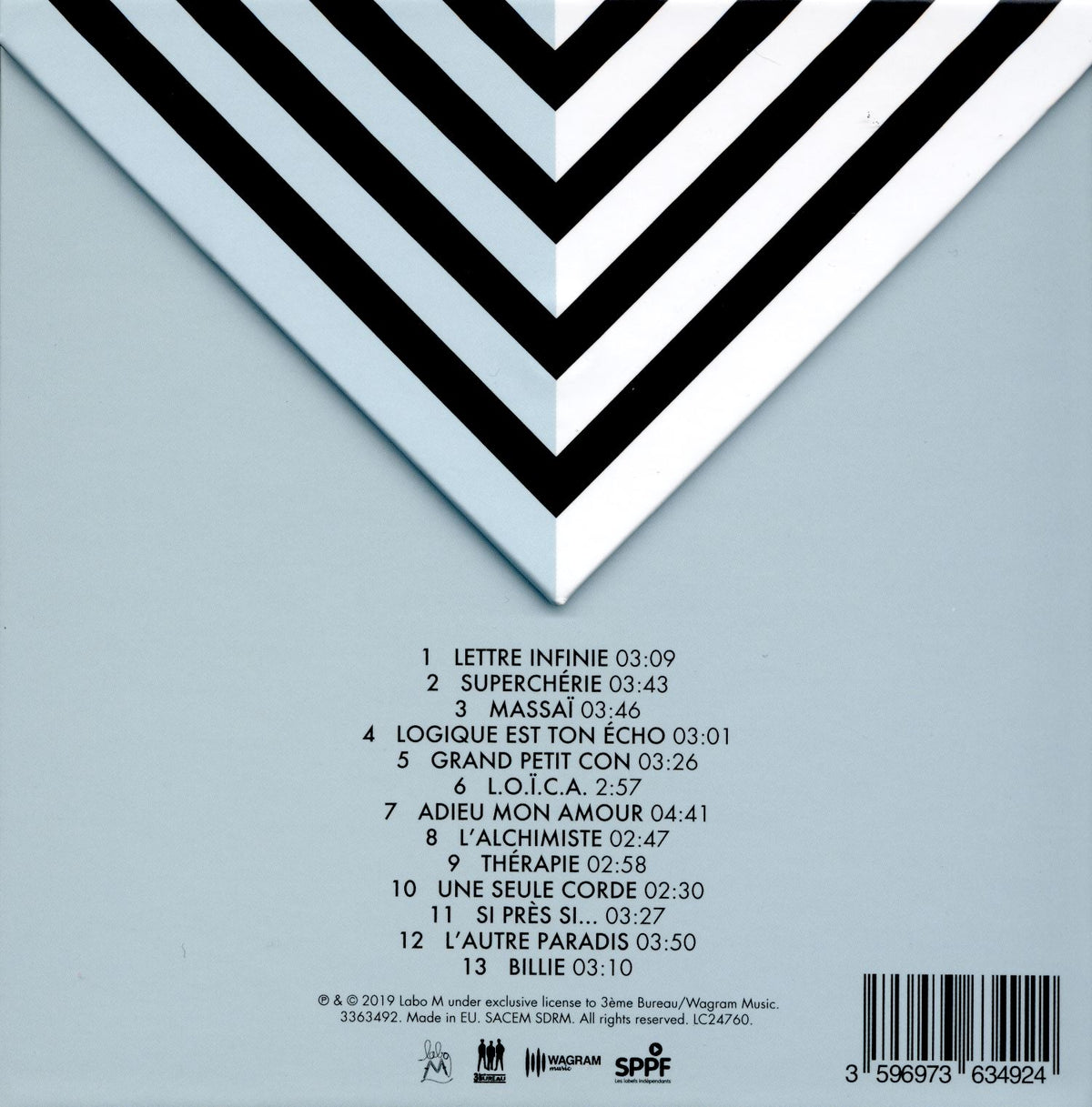 LETTRE INFINIE - Back Cover