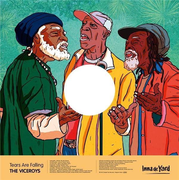 MAXI THE VICEROYS "TEARS ARE FALLING" / CEDRIC MYTON "FISHERMAN" - Front Cover