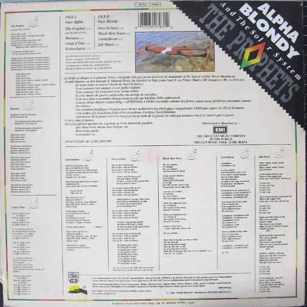 The Prophets - Back Cover