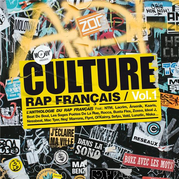 MOUV' PRÉSENTE : CULTURE RAP FRANCAIS VOL. I - Front Cover