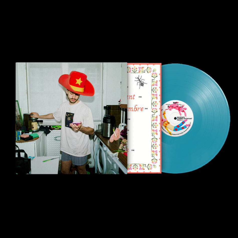 COMME UN ENFANT - VINYLE COULEUR TURQUOISE - Front Cover