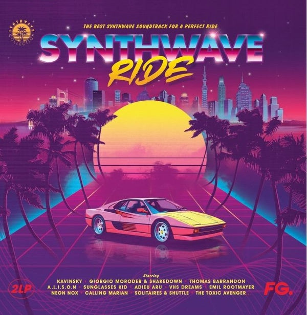 SYNTHWAVE RIDE - Front Cover