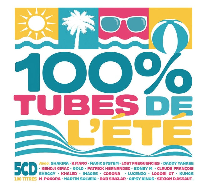 100 Tubes de l'été Coffret - Front Cover