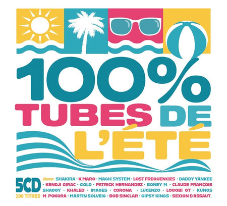 100 Tubes de l'été Coffret - Front Cover