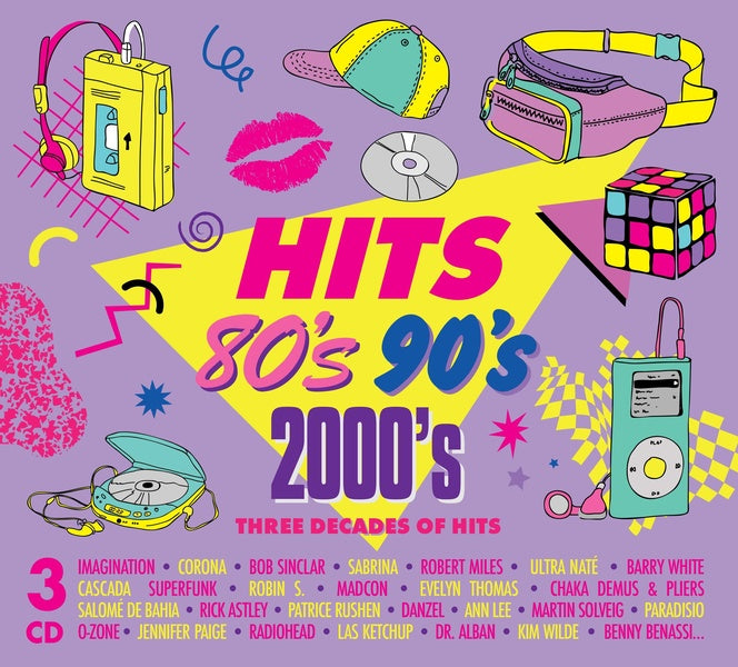 Hits 80's 90's 2000's Coffret - Front Cover