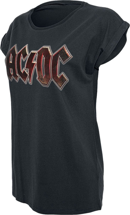 T-Shirt Manches courtes  de AC/DC - Voltage Logo - S à XL - pour Femme - noir - AC/DC