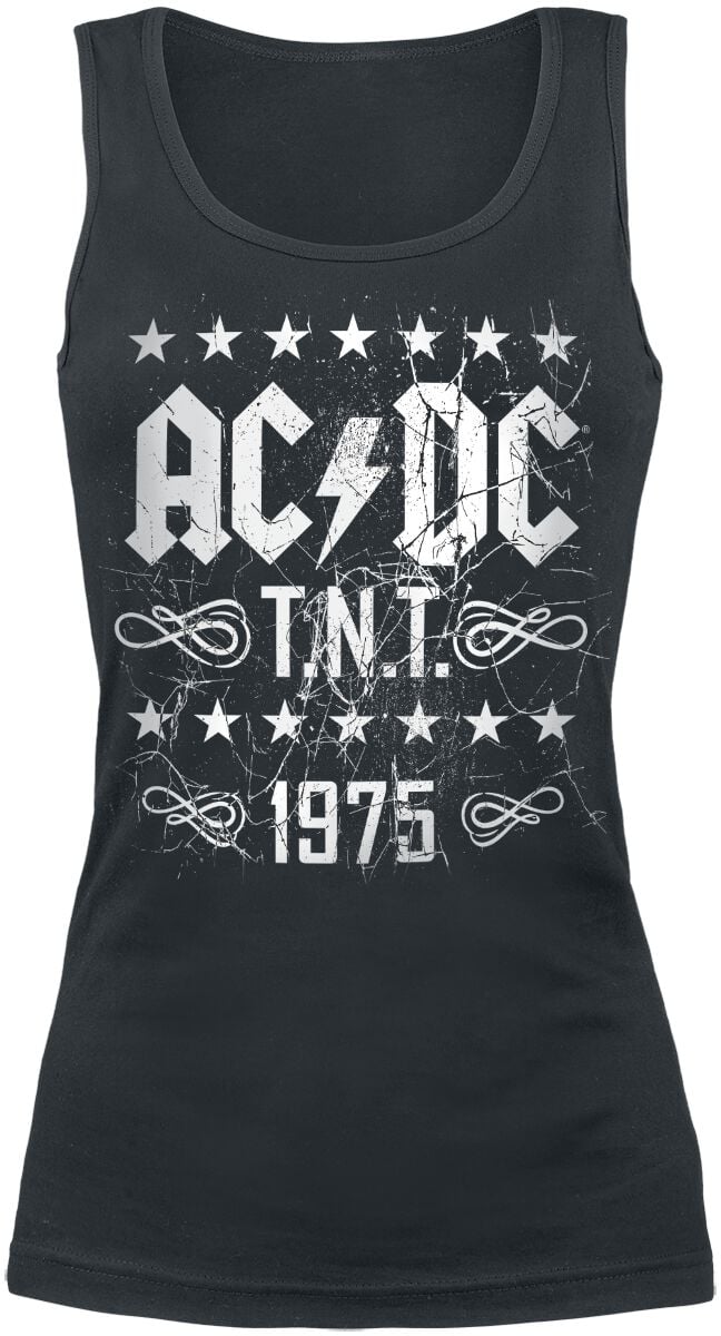 Top  de AC/DC - T.N.T. 1975 - S à XXL - pour Femme - noir - AC/DC