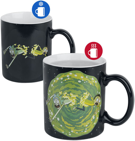 Mug  de Rick & Morty - Portail - Mug Thermo-Réactif - pour Unisexe - multicolore - Rick & Morty