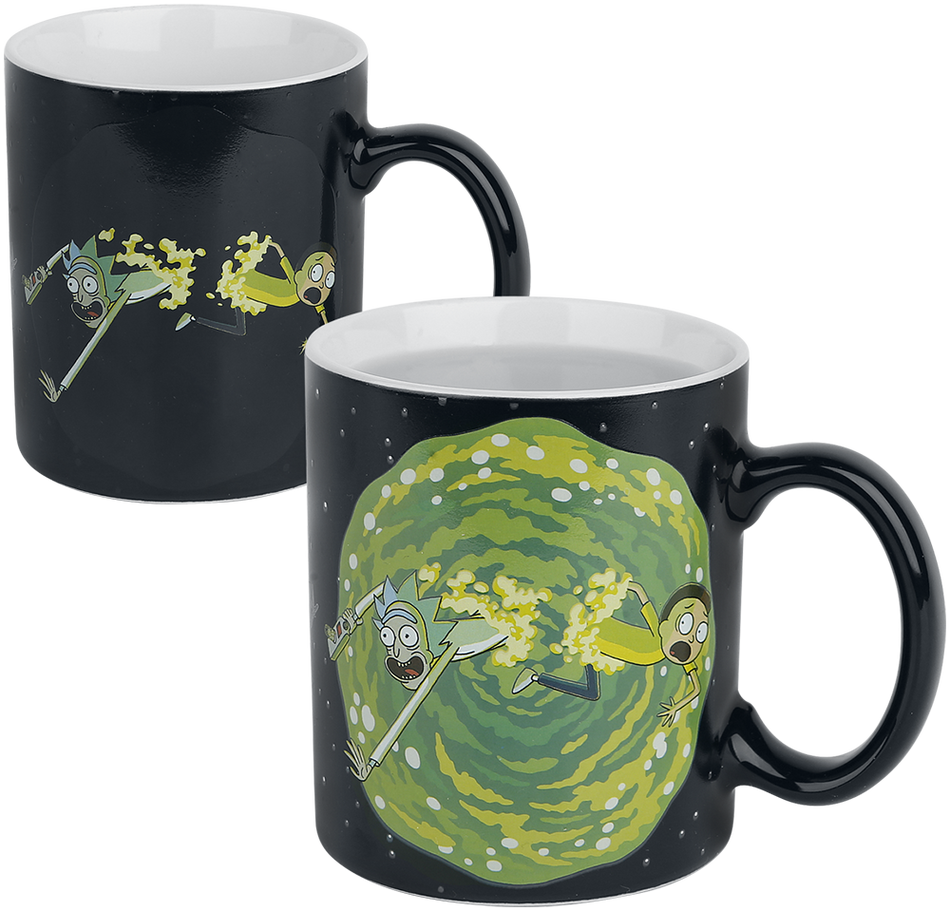 Mug  de Rick & Morty - Portail - Mug Thermo-Réactif - pour Unisexe - multicolore - Rick & Morty - View 2