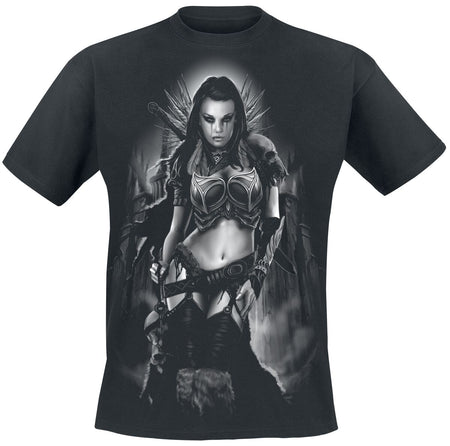 T-Shirt Manches courtes  de Toxic Angel - Hel - M à 4XL - pour Homme - noir - Toxic Angel